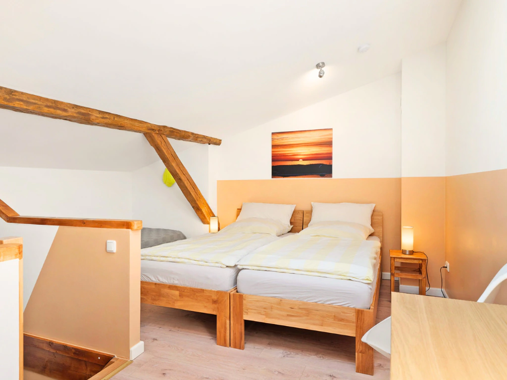 Ferienwohnung bei Heide Schlafzimmer
