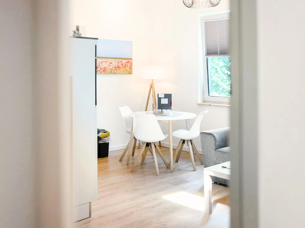 Ferienwohnung Lohe-Rickelshof Wohnbereich